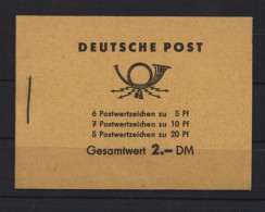 DDR, MiNr. 3 B 2, Postfrisch - Postzegelboekjes