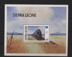 Sierra Leone, Eisenbahn, MiNr. Block 46, Postfrisch - Sierra Leone (1961-...)