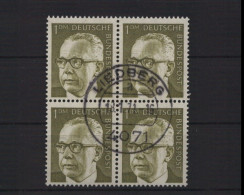 Deutschland (BRD), MiNr. 644, 4er Block, Gestempelt - Usados