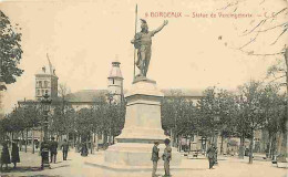 33 - Bordeaux - Statue De Vercingétorix - Animée - Oblitération Ronde De 1907 - CPA - Voir Scans Recto-Verso - Bordeaux