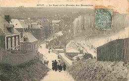 80 - Ault - Le Pont Et Le Chemin Des Douaniers - Animée - Oblitération Ronde De 1905 - Correspondance - CPA - Voir Scans - Ault