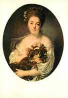Art - Peinture - Jean-Baptiste Greuze - Portrait Dit De Madame De Porcin - Carte De La Loterie Nationale - Les Chefs D'o - Malerei & Gemälde
