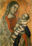 Art - Peinture Religieuse - Milano - Pinacoteca Di Brera - Lorenzetti - Madone Avec L'Enfant - CPM - Voir Scans Recto-Ve - Schilderijen, Gebrandschilderd Glas En Beeldjes