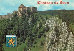 25 - Joux - Le Chateau De Joux - Blasons - CPM - Voir Scans Recto-Verso - Otros & Sin Clasificación