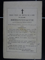 Catherine Béroudiaux épse Béroudiaux Baileux 1879 à 42 Ans  /10/ - Santini