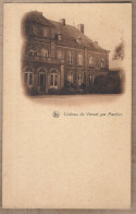 CPA BELGIQUE - VIERSET - Château De Vierset , Par MARCHIN - TB PLAN Façade Edifice - Sonstige & Ohne Zuordnung