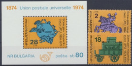 Bulgarien, MiNr. 2362-2363 + Block 52, Postfrisch - Autres & Non Classés