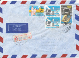 Indonesia Registered Air Mail Cover Sent To Germany 6-12-1993 - Indonésie