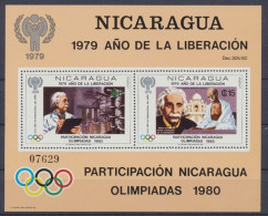 Nicaragua, MiNr. Block 113, A.Einstein, Postfrisch - Nicaragua