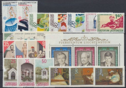 Liechtenstein, MiNr. 937-959, Jahrgang 1988, Postfrisch - Annate Complete