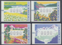 Schweiz Automatenmarken, MiNr. 7-10, Postfrisch - Automatic Stamps