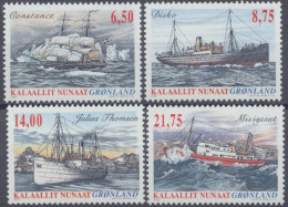Grönland, Schiffe, MiNr. 423-426, Postfrisch - Sonstige & Ohne Zuordnung
