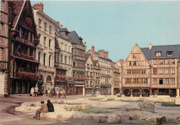 ROUEN La Place Du Vieux Marche 22(scan Recto-verso) MC2496 - Rouen