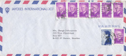 Phillipinas Air Mail Cover Sent To Sweden 8-5-1978 - Philippinen