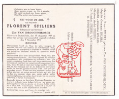 DP Florent Spiliers ° Sint-Antelinks Herzele 1909 † 1945 X Zoë Van Droogenbroeck // Van De Casseye Pennewaert - Santini