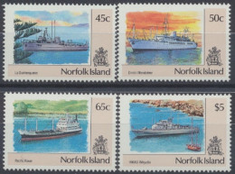 Norfolk-Inseln, Schiffe, MiNr. 495-498, Postfrisch - Norfolk Island