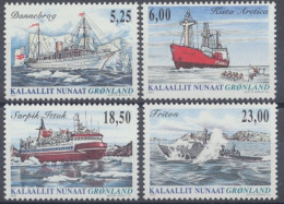 Grönland, Schiffe, MiNr. 441-444, Postfrisch - Other & Unclassified