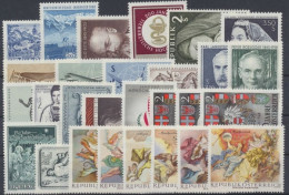 Österreich, MiNr. 1256-1283, Jahrgang 1968, Postfrisch - Años Completos