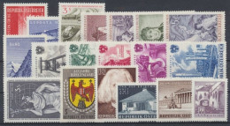 Österreich, MiNr. 1084-1102, Jahrgang 1961, Postfrisch - Annate Complete