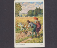 Der Gestiefelte Kater, O. Kubel, Nr. 4291, Beschreibung Des Bildes Auf Der Rückseite - Contes, Fables & Légendes