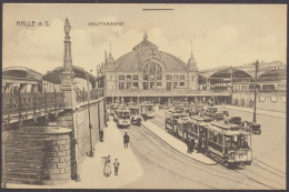 Halle, Hauptbahnhof, Straßenbahn - Strassenbahnen