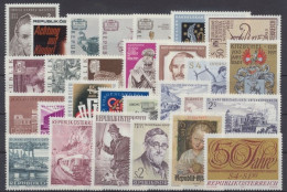 Österreich, MiNr. 1353-1380, Jahrgang 1971, Postfrisch - Annate Complete