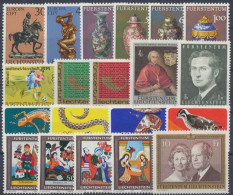 Liechtenstein, MiNr. 600-619, Jahrgang 1974, Postfrisch - Años Completos