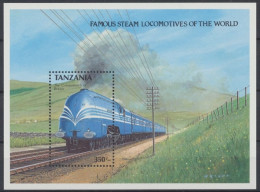 Tansania, Eisenbahn, MiNr. Block 95, Postfrisch - Tanzanie (1964-...)