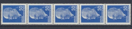 DDR, Michel Nr. 937 R X, 5er Streifen, Postfrisch - Ungebraucht
