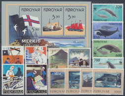 Färöer, MiNr. 194-210, Jahrgang 1990, Postfrisch - Isole Faroer