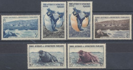 Franz. Gebiete I. D. Antarktis, Michel Nr. 2-7, Postfrisch - Andere & Zonder Classificatie