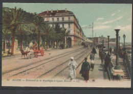 Algier / Alger, Boulevard De La Republique Et Square Bresson - Sin Clasificación