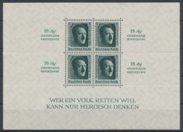 Deutsches Reich, Michel Nr. Block 11, Ungebraucht - Blocks & Sheetlets