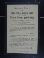 Marie-Joseph Lamblot Vve Maufroid Bourlers 1903 à 86 Ans /16/ - Santini