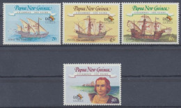 Papua Neuguinea, Schiffe, MiNr. 651-654, Postfrisch - Papúa Nueva Guinea