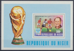 Niger, Fußball, MiNr. Block 21, WM 1978, Postfrisch - Níger (1960-...)