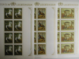 Liechtenstein, MiNr. 717-719 Kleinbögen, Postfrisch - Altri & Non Classificati