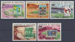 Obervolta, Fußball, MiNr. 700-704, WM 1978, Postfrisch - Burkina Faso (1984-...)