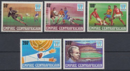Zentralafrikanische Republik, Fußball, MiNr. 513-517, Postfrisch - Centraal-Afrikaanse Republiek