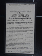 Anna Rifflard Vve Cuvelier Baileux 1919 à 63 Ans - Santini