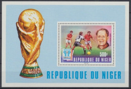 Niger, Fußball, MiNr. Block 18, Postfrisch - Niger (1960-...)