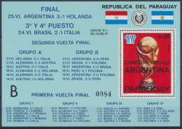 Paraguay, Fußball, MiNr. Block 329, Postfrisch - Paraguay