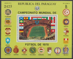 Paraguay, Fußball, MiNr. Block 331, WM 1978, Postfrisch - Paraguay