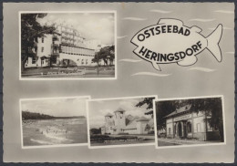 Ostseebad Heringsdorf, FDGB Heim "Solidarität", Strand, HO Gaststätte "Strand Cafe", Warm- Und Heilbad - Altri & Non Classificati