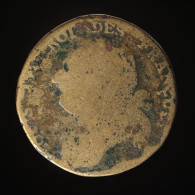  France, Louis XVI, 12 Deniers (François), 1792 - An 4, Montpellier, Bronze, B (VG),
KM#600.12, G.15 - 1791-1792 Constitution