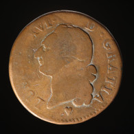  France, Louis XVI, 1 Sol, 1791, Strasbourg, Cuivre (Copper), B (VG),
KM#578.4 - 1774-1791 Ludwig XVI.