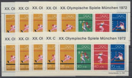 Deutschland (BRD), MiNr. Block 8, 10 Blöcke, Postfrisch - Unused Stamps