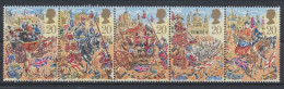 Großbritannien, MiNr. 1230-1234 Fünferstreifen, Postfrisch - Autres & Non Classés
