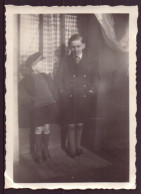 PHOTO DE DEUX ENFANTS 6 X 8.5 CM - Personnes Anonymes