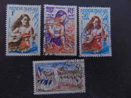 Très Beau Petit Lot De 4 Timbres Oblitérés Des Années 50 à 70 - Gebruikt